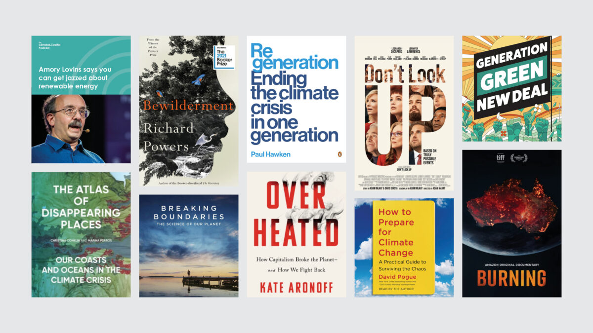 Top ten new media on climate to dive into this holiday season