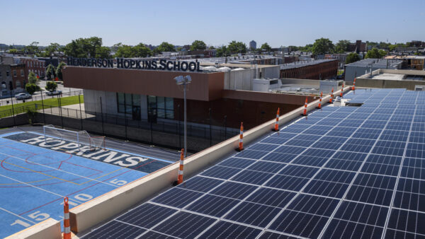 How a Baltimore school became a neighborhood renewable energy power plant